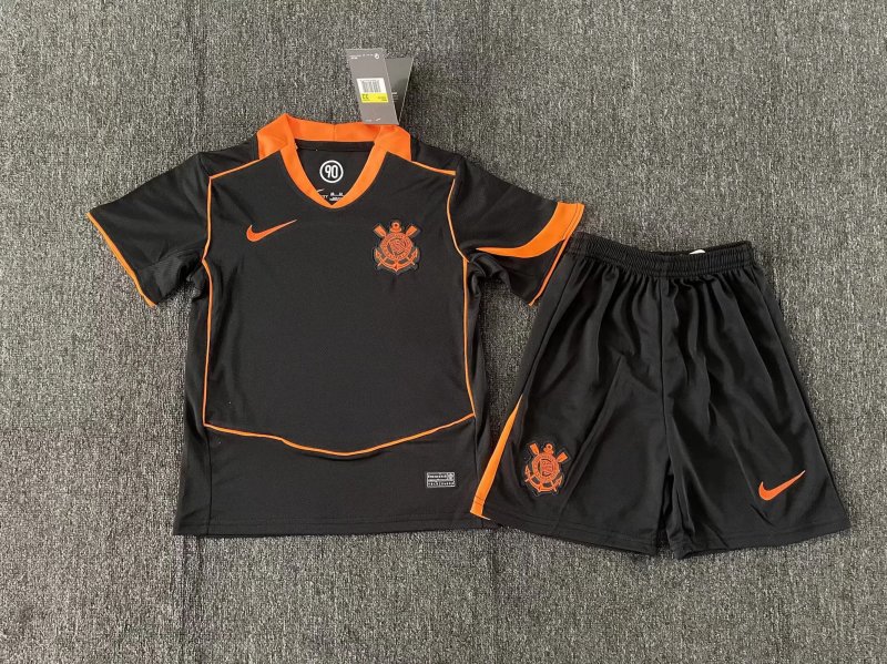 Kids-Corinthians 25/26 Third Black Soccer Jersey